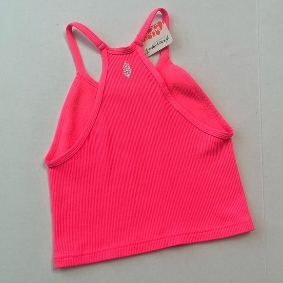 Free People Movement Cropped Halter Top - New with Tag - Picture 3 of 6